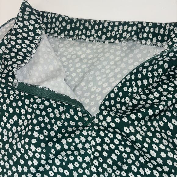 Women's Skirt Sz Sm Polyester A-Line Ruffle Floral Multicolor Boho Indie Preppy - Picture 4 of 7